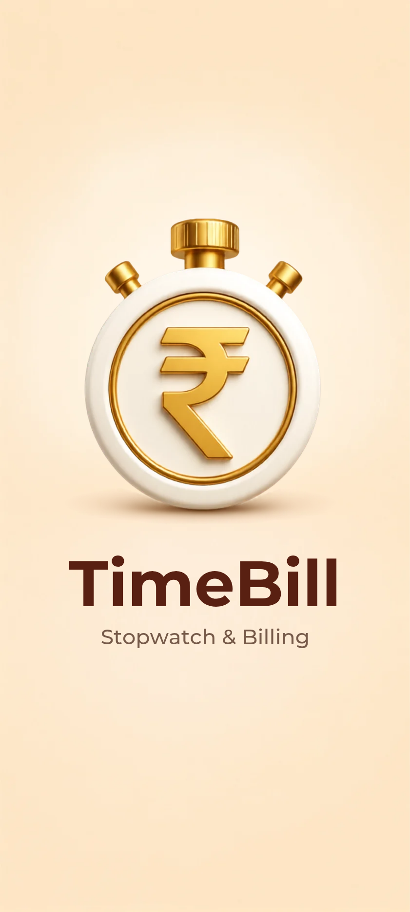 TimeBill App 3D Mockup